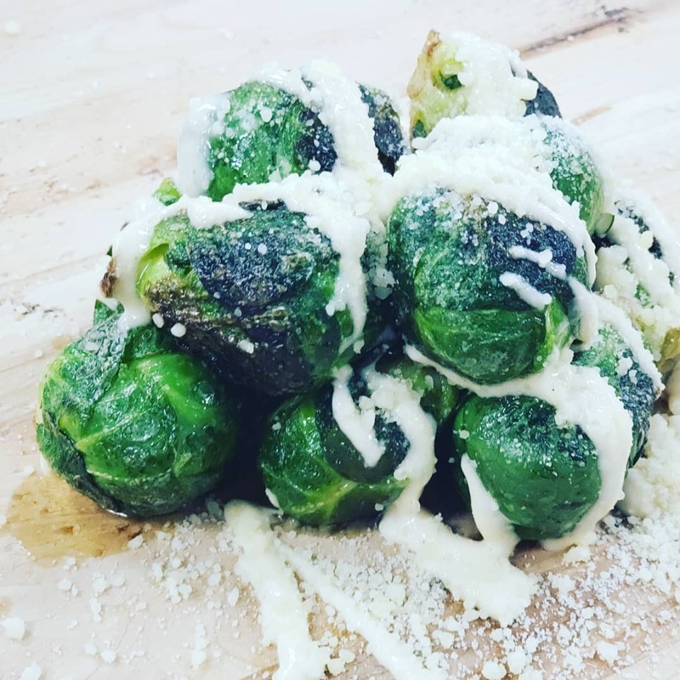 Garlic Parm Brussel Sprouts